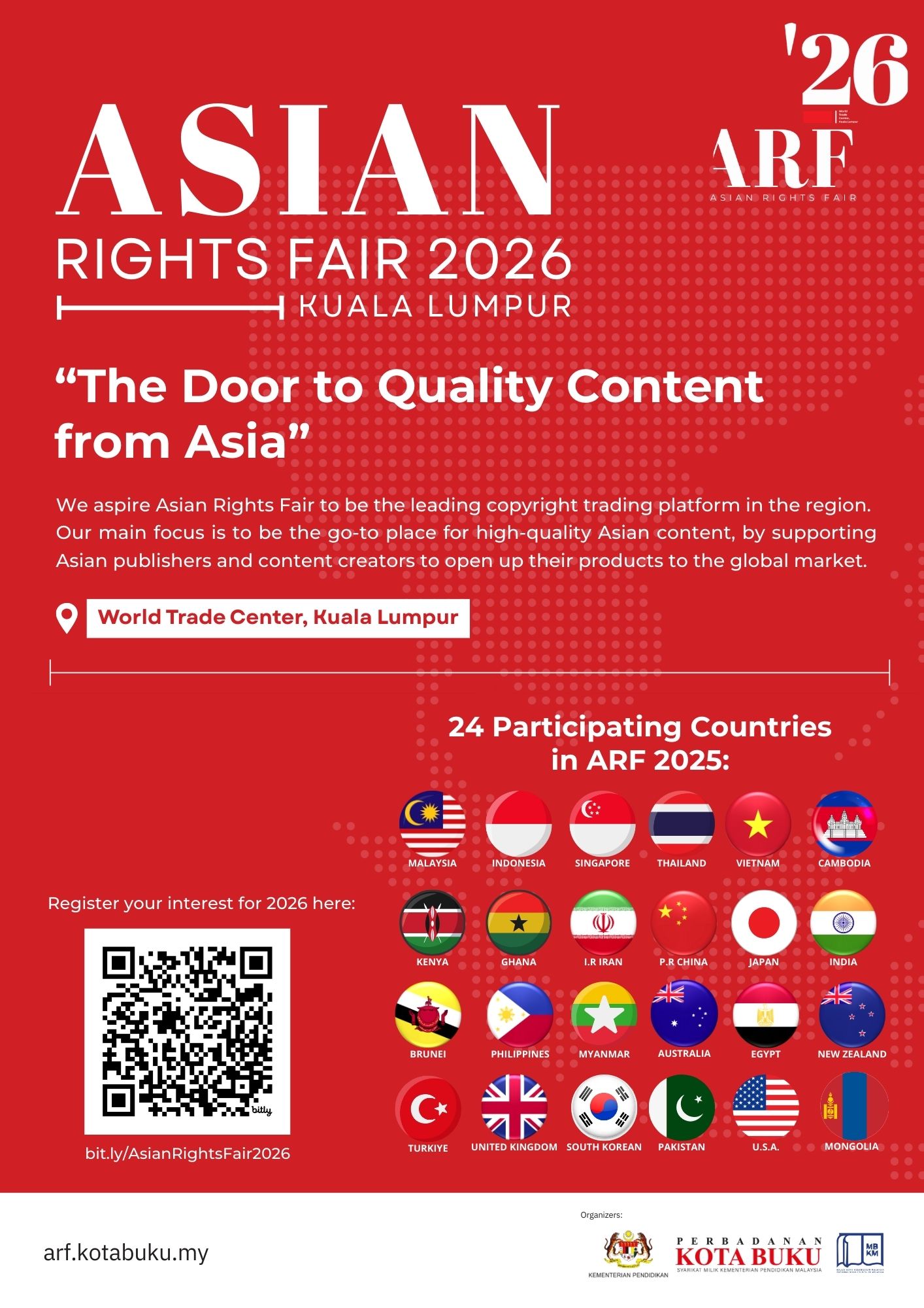 Asian Rights Fair 2026 Poster